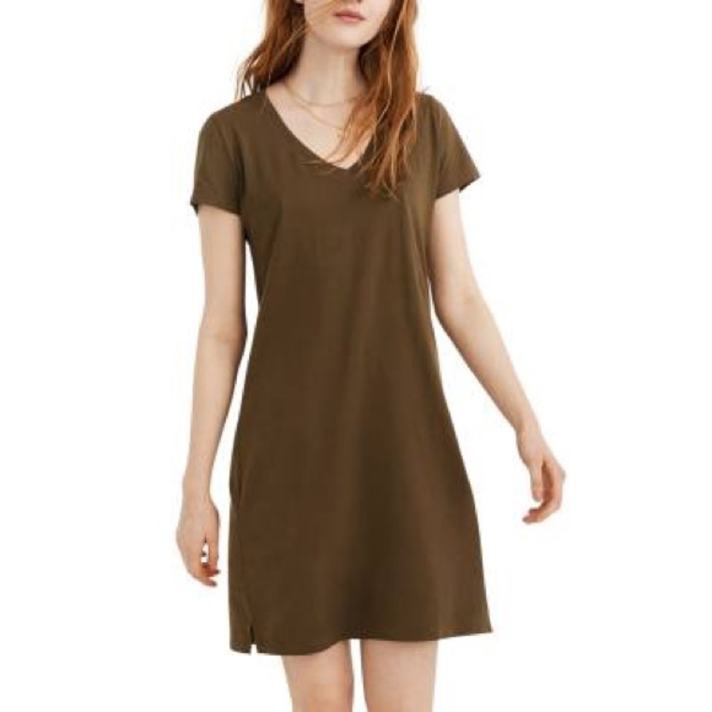 Madewell Northside V-neck T-Shirt Dress